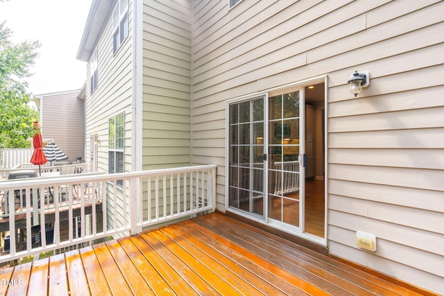 306 Kirkeenan Cir, Morrisville, NC 27560 - view of wooden terrace