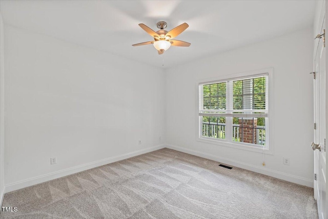 49 Brookridge Ct, Pittsboro, NC 27312 - carpeted empty room with baseboards and ceiling fan