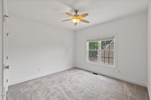49 Brookridge Ct, Pittsboro, NC 27312 - carpeted empty room featuring baseboards and a ceiling fan