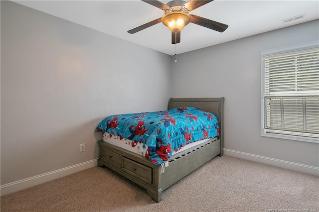 1234 Micahs Way N, Spring Lake, NC 28390 - bedroom featuring carpet floors and ceiling fan
