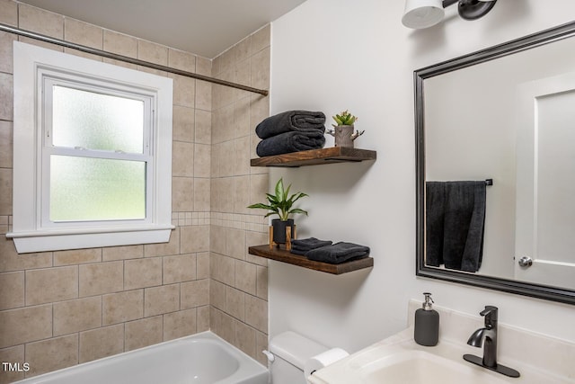 2331 Stevens Rd, Raleigh, NC 27610 - full bath featuring a sink and shower / tub combination