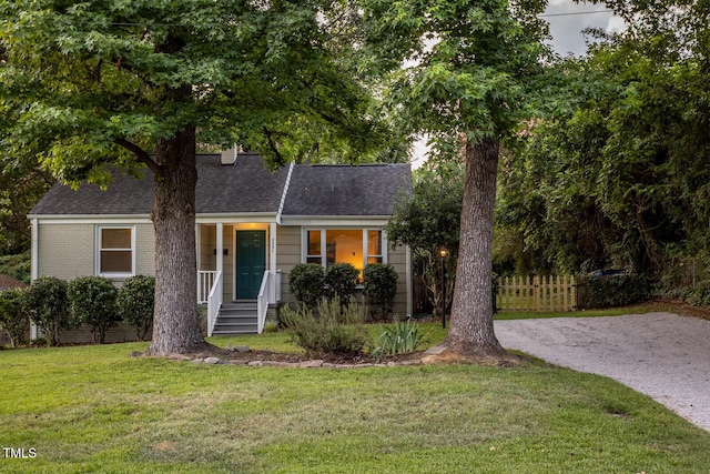 2331 Stevens Rd, Raleigh, NC 27610 - view of front of house with roof with shingles and a porch