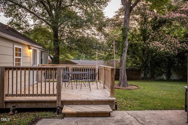 2331 Stevens Rd, Raleigh, NC 27610 - deck with outdoor dining area