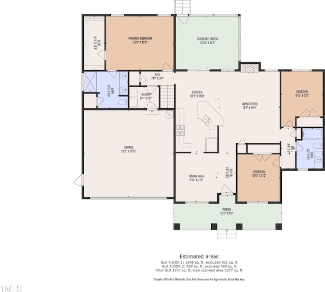 450 Cotton Mill Dr, Zebulon, NC 27597 - view of room layout
