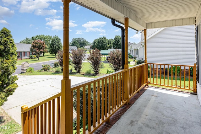 637 Convexa Ct, Wendell, NC 27591 - covered porch with a residential view