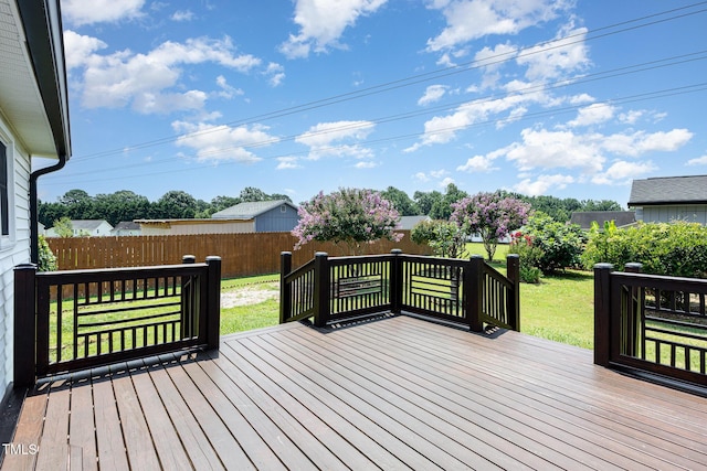 637 Convexa Ct, Wendell, NC 27591 - deck featuring a fenced backyard