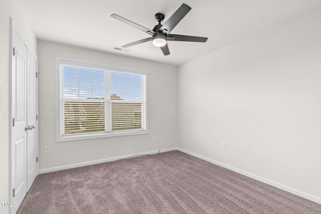 7817 Elmshire Way, Raleigh, NC 27616 - unfurnished room featuring a ceiling fan and carpet
