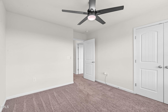 7817 Elmshire Way, Raleigh, NC 27616 - unfurnished bedroom featuring carpet floors and ceiling fan