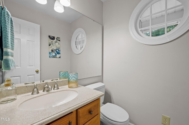 3 Fieldcrest Ct, Durham, NC 27713 - half bath with toilet and vanity