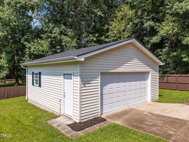 4812 Morecambe Way, Apex, NC 27539 - view of detached garage