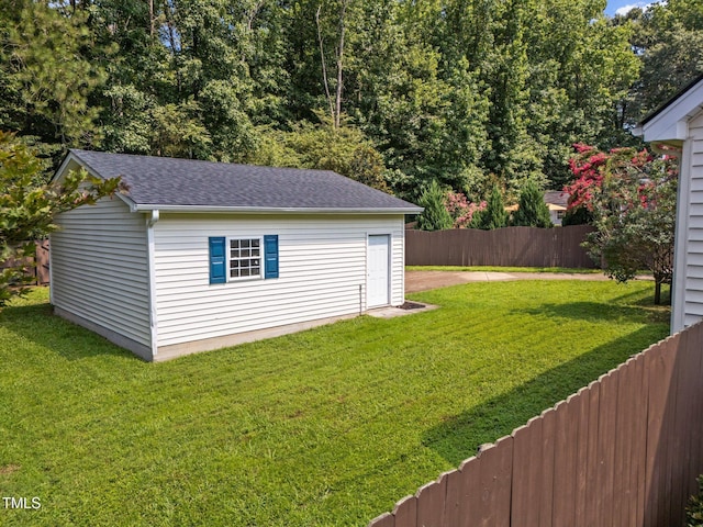 4812 Morecambe Way, Apex, NC 27539 - view of yard featuring an outdoor structure