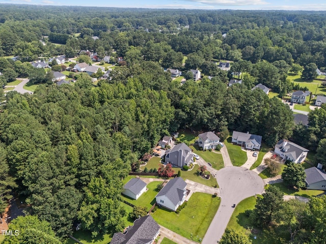 4812 Morecambe Way, Apex, NC 27539 - view of property location featuring a forest and nearby suburban area