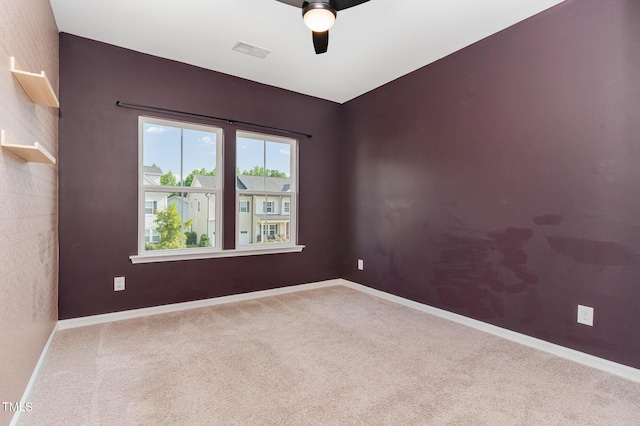 3409 Table Mountain Pine Dr, Raleigh, NC 27616 - carpeted empty room featuring ceiling fan and baseboards
