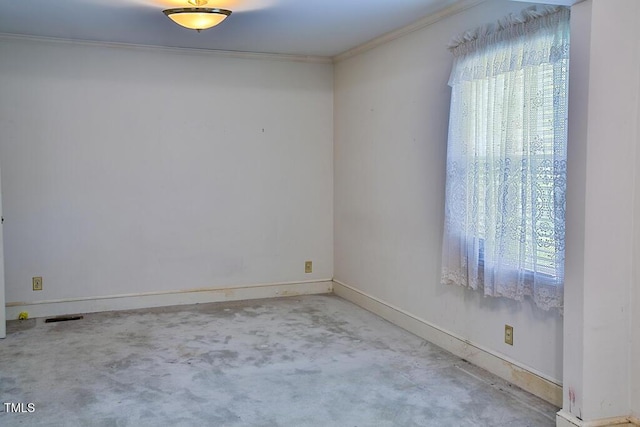 205 Forest Rd, Oxford, NC 27565 - carpeted spare room featuring ornamental molding and baseboards
