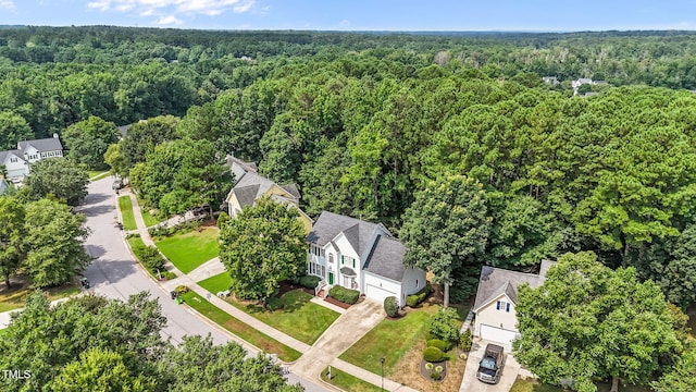 1401 Patterson Grove Rd, Apex, NC 27502 - drone / aerial view of a forest