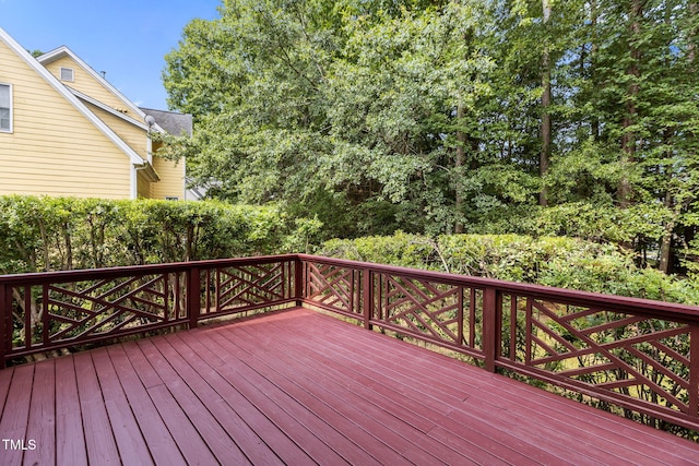 1401 Patterson Grove Rd, Apex, NC 27502 - view of wooden deck