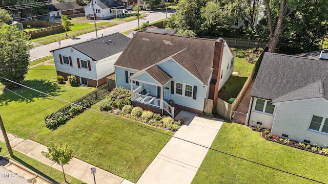 1116 E Martin St, Raleigh, NC 27610 - aerial perspective of suburban area