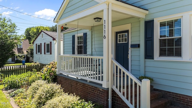 1116 E Martin St, Raleigh, NC 27610 - entrance to property with a porch