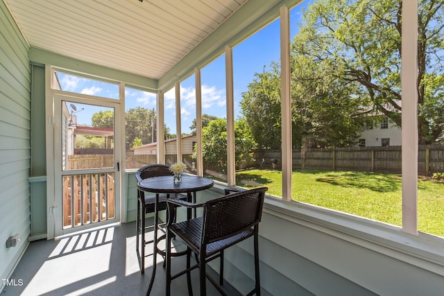 1116 E Martin St, Raleigh, NC 27610 - sunroom / solarium with outdoor dining area