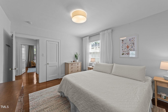 1116 E Martin St, Raleigh, NC 27610 - bedroom featuring dark wood-style floors