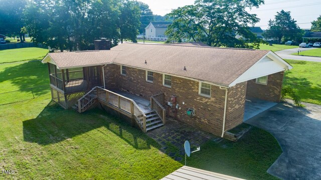 410 Sherron Rd, Durham, NC 27703 - aerial view of property and surrounding area