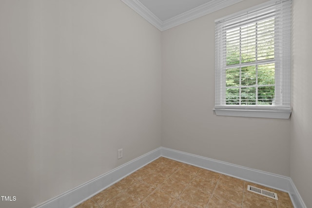 3005 Canopy Woods Dr, Apex, NC 27539 - spare room with baseboards and crown molding