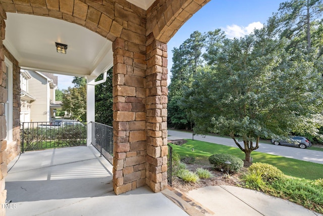 3005 Canopy Woods Dr, Apex, NC 27539 - view of covered porch