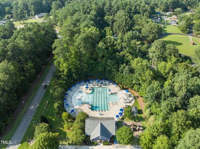 3005 Canopy Woods Dr, Apex, NC 27539 - view of property location featuring a heavily wooded area