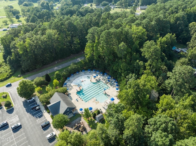3005 Canopy Woods Dr, Apex, NC 27539 - drone / aerial view of a forest