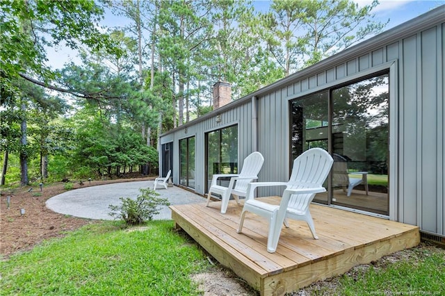 916 Rays Bridge Rd, Whispering Pines, NC 28327 - view of deck