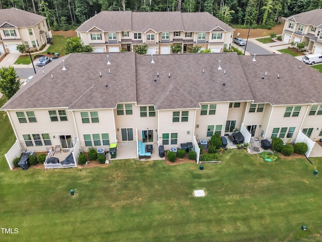 1126 Apogee Dr, Durham, NC 27713 - aerial perspective of suburban area