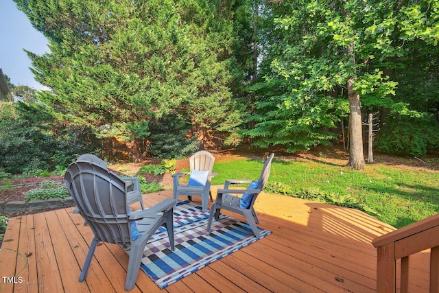 1004 Scotsburg Trl, Hillsborough, NC 27278 - view of wooden terrace