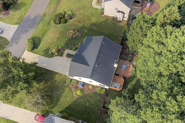 1004 Scotsburg Trl, Hillsborough, NC 27278 - aerial view of property and surrounding area