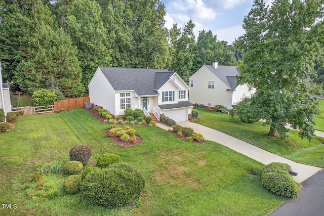 1004 Scotsburg Trl, Hillsborough, NC 27278 - view of front facade with driveway and an attached garage