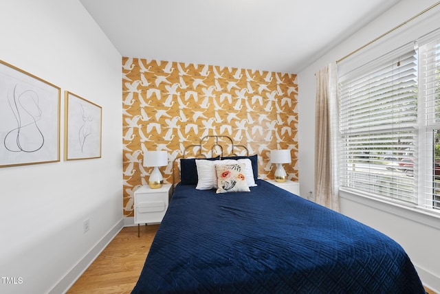 1010 S Person St, Raleigh, NC 27601 - bedroom featuring light wood finished floors and baseboards