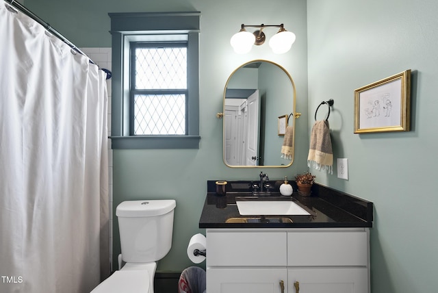 1010 S Person St, Raleigh, NC 27601 - bathroom featuring vanity and a shower with curtain
