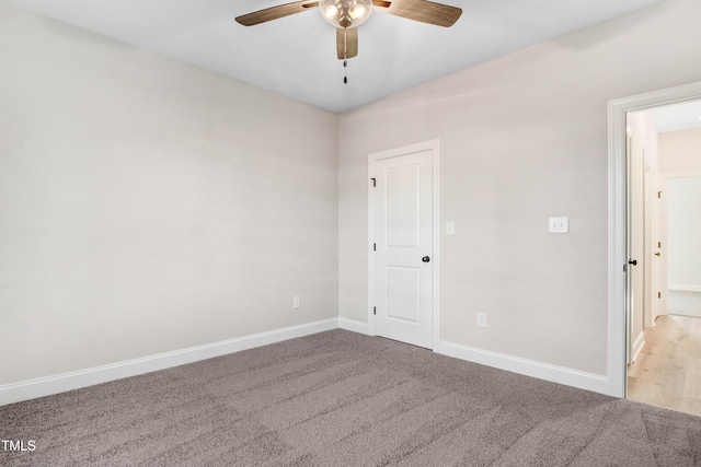 134 Cherrybirch Ln, Zebulon, NC 27597 - empty room featuring a ceiling fan and carpet floors