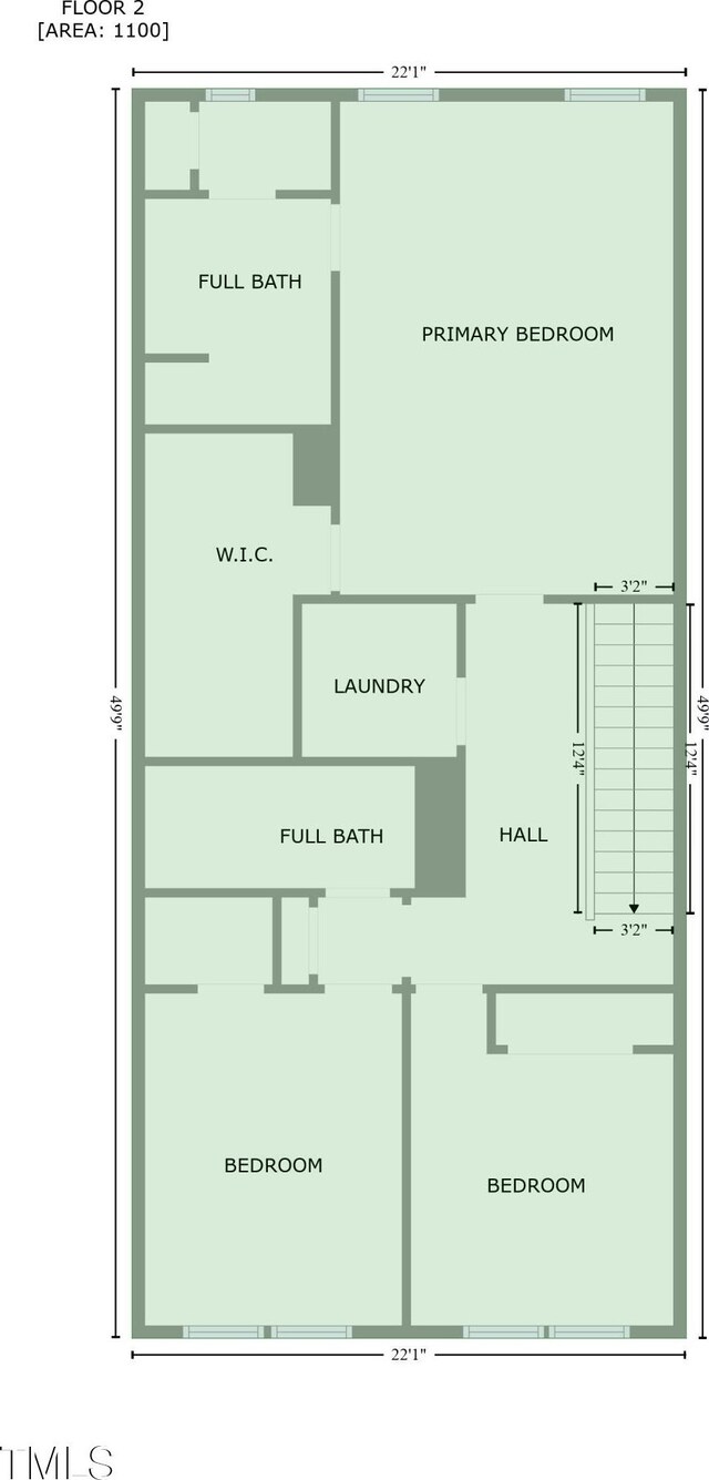 5721 Woodlawn Dr, Durham, NC 27703 - view of home floor plan