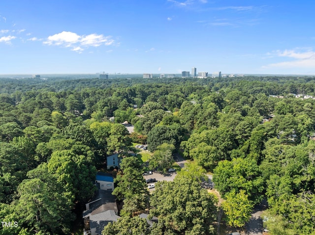 667 Pine Ridge Pl, Raleigh, NC 27609 - aerial overview of property's location featuring a forest