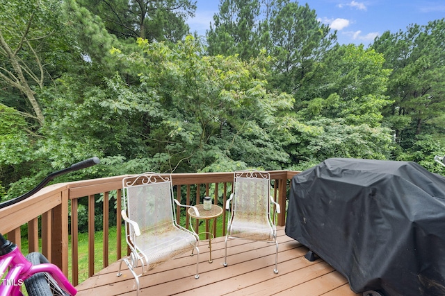 7645 Winners Edge St, Raleigh, NC 27617 - deck with area for grilling