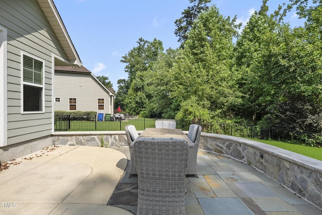 347 Country Mill Way, Fuquay Varina, NC 27526 - view of patio with outdoor dining space