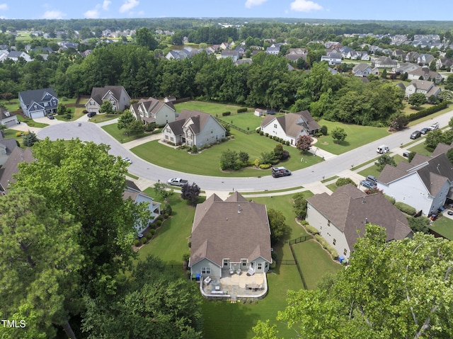 347 Country Mill Way, Fuquay Varina, NC 27526 - aerial view of property and surrounding area with nearby suburban area