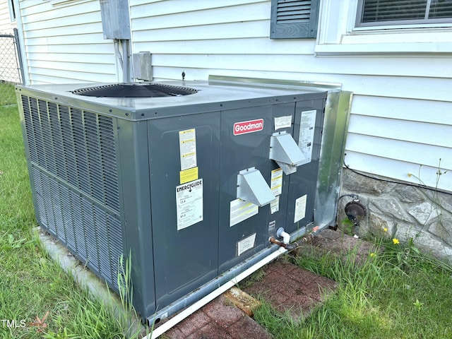 6 First St, Franklinton, NC 27525 - exterior view of a central AC unit