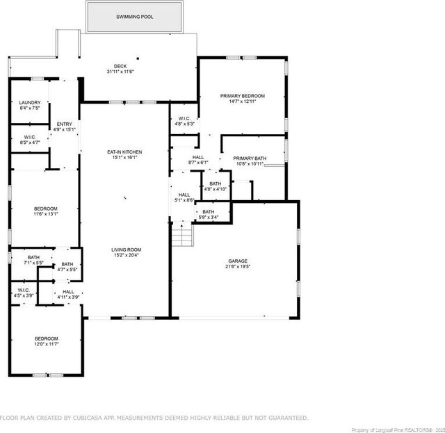 893 Blanchard Rd, Saint Pauls, NC 28384 - view of property floor plan