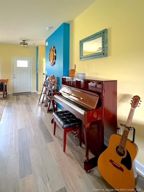 893 Blanchard Rd, Saint Pauls, NC 28384 - living area featuring wood finished floors