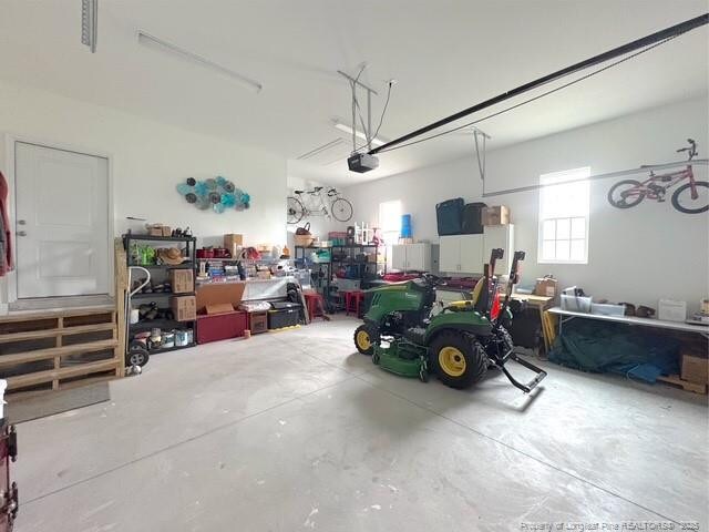 893 Blanchard Rd, Saint Pauls, NC 28384 - garage with a garage door opener