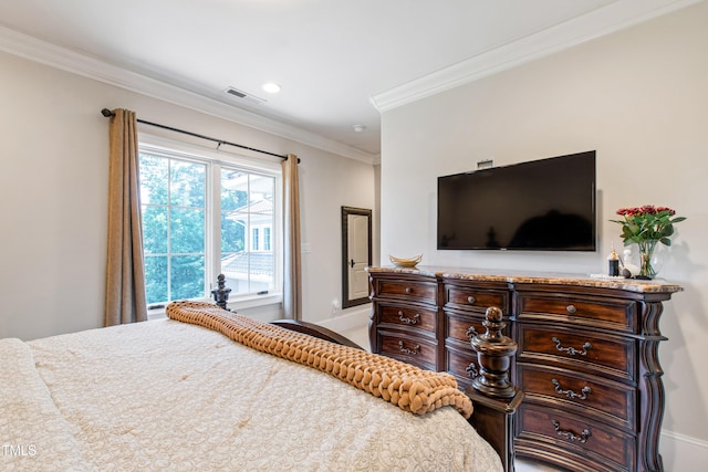 19 San Rimini Way, Durham, NC 27707 - bedroom with ornamental molding and recessed lighting