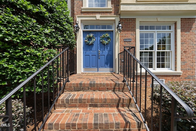 107 Ackworth Ct, Cary, NC 27519 - doorway to property with brick siding