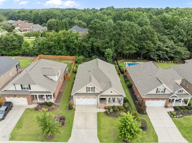 124 Moss Creek Pl, Fuquay Varina, NC 27526 - aerial perspective of suburban area