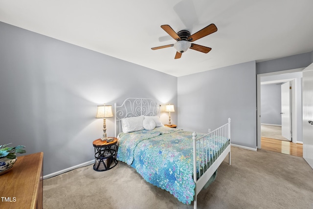 8613 Lobelia St, Raleigh, NC 27603 - bedroom featuring carpet floors and a ceiling fan